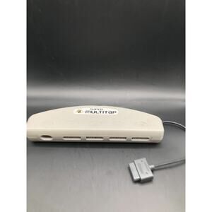 Super Nintendo Hudson Soft Super Multi Tap Snes Controller 5 Player Authentic